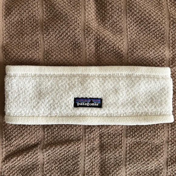 Patagonia Accessories - Patagonia Fuzzy Winter Headband in White, Cream Color Women’s Re-Tool Headband